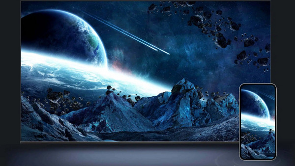 TCL 75C735 Smart Τηλεόραση 75" 4K UHD QLED HDR: Παρακολούθηση πολλών προγραμμάτων & σύνδεση με Apple