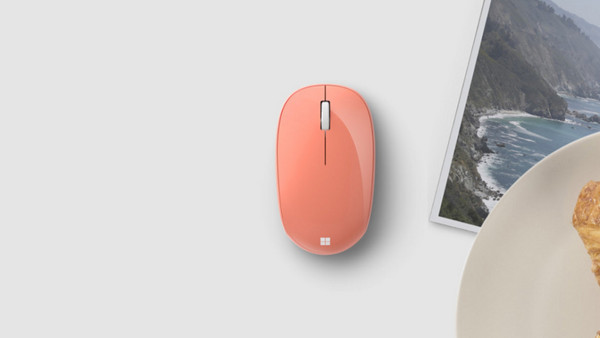 Microsoft Ασύρματο Bluetooth Ποντίκι Bluetooth Mouse Peach: Ασύρματο με αισθητήρα παρακολούθησης