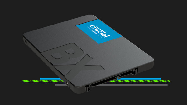 Crucial BX500 SSD 2TB 2.5" Sata 3: Εύκολη εγκατάσταση