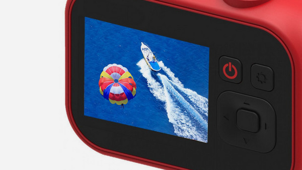 Lamtech Action Camera HD με Οθόνη 2" Κίτρινη: Πάνελ & ενσωματωμένη μπαταρία