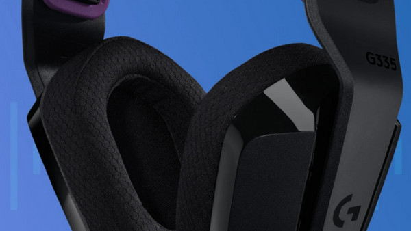 Logitech G335 Gaming Headset Over Ear White Blue: Εργονομική σχεδίαση