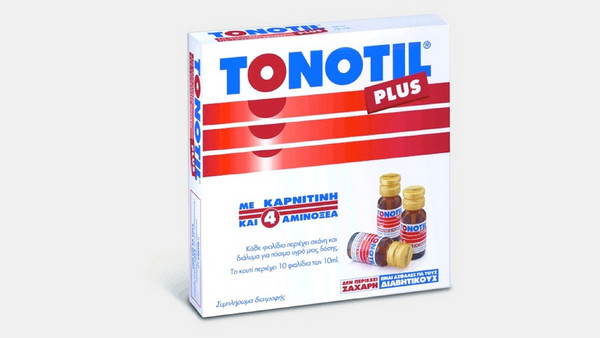 Tonotil Plus 10 Αμπούλες: Περιγραφή