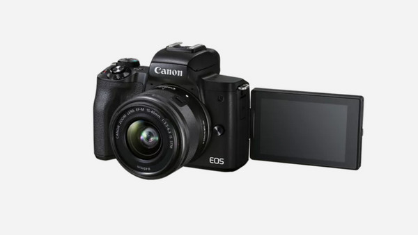 Canon EOS M50 Mark II Vlogger Mirrorless Φωτογραφική Μηχανή Crop Frame + Kit 15-45mm: Ελαφριά, κομψή και με μοναδική σχεδίαση