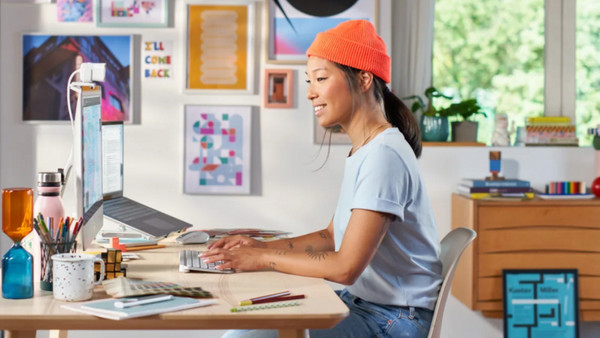 Logitech MX Keys Mini Rose Ασύρματο Πληκτρολόγιο: Συμβατό για χρήση έως 3 συσκευών ταυτόχρονα