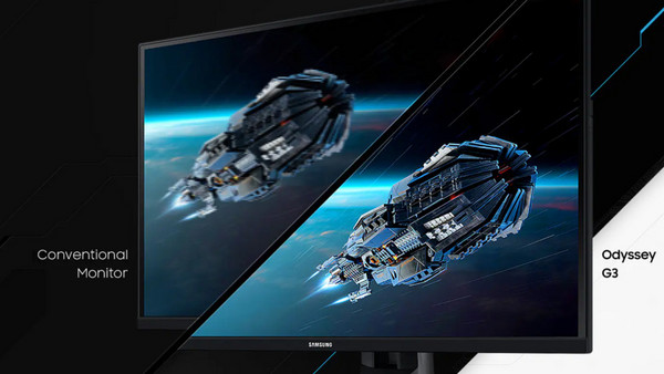 Samsung Odyssey G3 LF27G35TFWU VA Gaming Monitor 27" 1920x1080 FHD 144Hz 1ms: VA panel