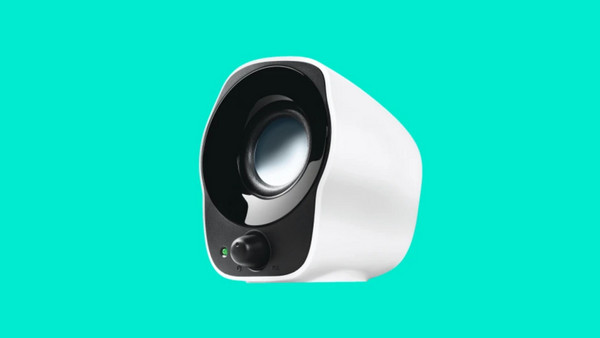 Logitech Z120 Ηχεία Υπολογιστή 2.0 1.2W Black White: Μικρό μέγεθος