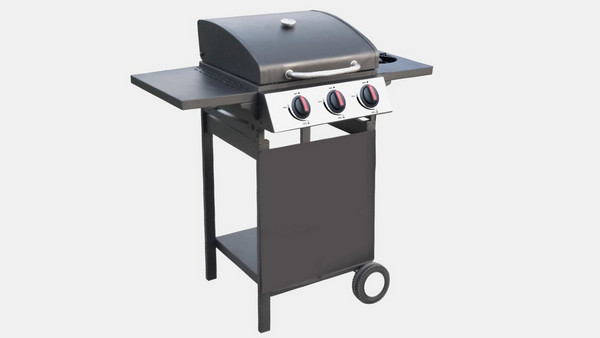 Bormann BBQ3000 Ψησταριά Υγραερίου με 3 Εστίες 10.8kW Επιφάνειας 60x45cm 015406: Αποτελεσματική