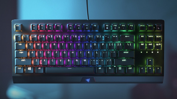 Razer BlackWidow V3 Μηχανικό Gaming Πληκτρολόγιο TenKeyLess με Razer Yellow Διακόπτες RGB Black: Πανέμορφο RGB