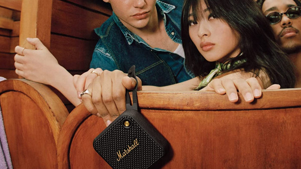 Marshall Willen Αδιάβροχο Ηχείο Bluetooth 10W Μαύρο Brass: Ανθεκτικό με στιβαρή κατασκευή