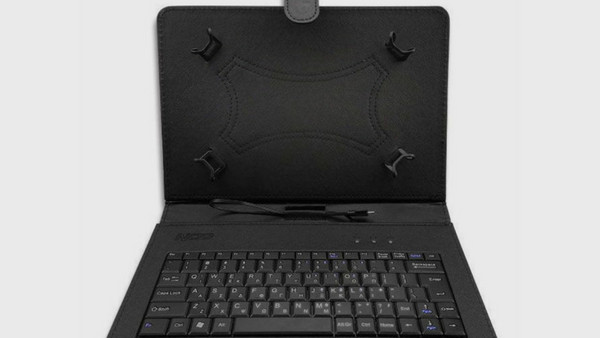 NOD Book With Keyboard Black: Σύνδεση & μπαταρία