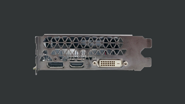 Manli GeForce GTX 1650 4GB GDDR6 Κάρτα Γραφικών: Backplate για αποφυγή λυγίσματος