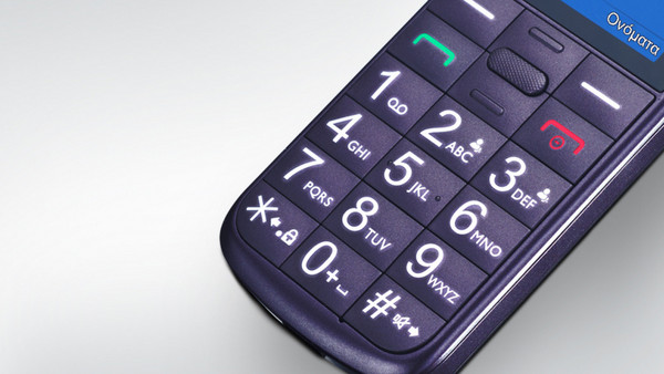 Panasonic KX-TU110 Dual: Έλεγχος έντασης & λειτουργία φακού