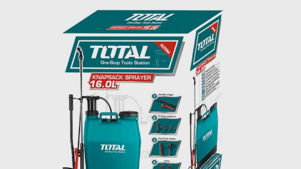 Total THSPP4161 Ψεκαστήρας Πλάτης Χειρός 16lt: Κατάλληλο για τον κήπο σου