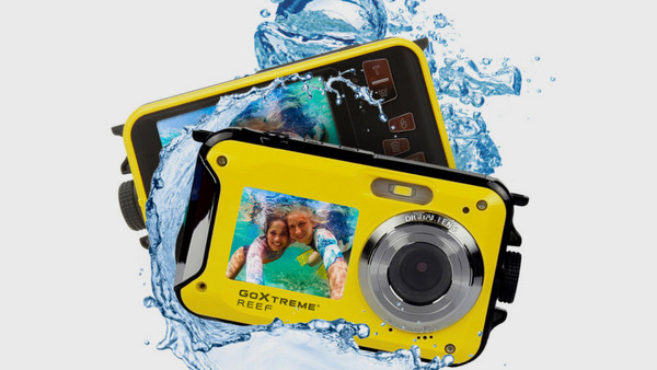 GoXtreme Reef Blue: Με διπλή οθόνη
