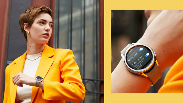 Samsung Galaxy Watch 6 4G 44mm Graphite: Σχεδίαση & ενέργεια συσκευής