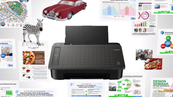 Canon Pixma TS305 Έγχρωμος Εκτυπωτής Inkjet με Wi-Fi και Mobile Print: Για εύκολες & διασκεδαστικές εκτυπώσεις