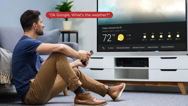 TCL 32S5400A Smart Τηλεόραση 32" HD Ready DLED HDR: Συνδεσιμότητα & voice assistant