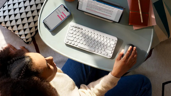 Logitech M590 Ruby Ασύρματο Bluetooth Ποντίκι: Logitech Flow