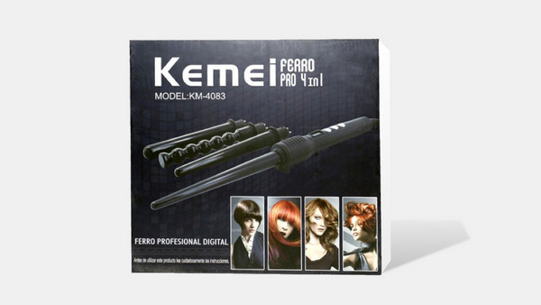 Kemei KM-4083 Ψαλίδι Μαλλιών Κώνος για Μπούκλες 55W: Ασφάλεια