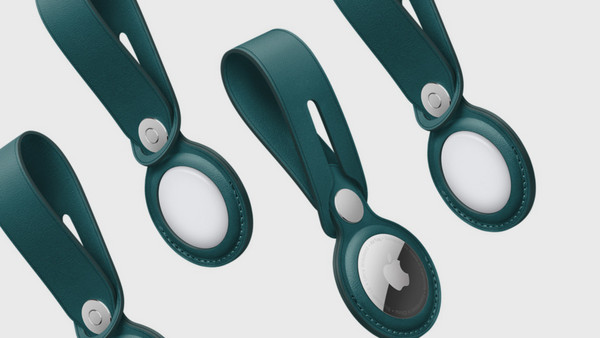 Apple AirTag Leather Loop Forest Green: Δερμάτινο λουράκι