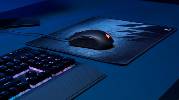 Corsair M55 Pro Ενσύρματο Gaming Ποντίκι RGB 8000 DPI Black: Εξαιρετικά ελαφρύ