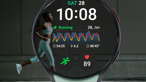 Samsung Galaxy Watch 6 44mm Graphite: Προηγμένα προγράμματα γυμναστικής