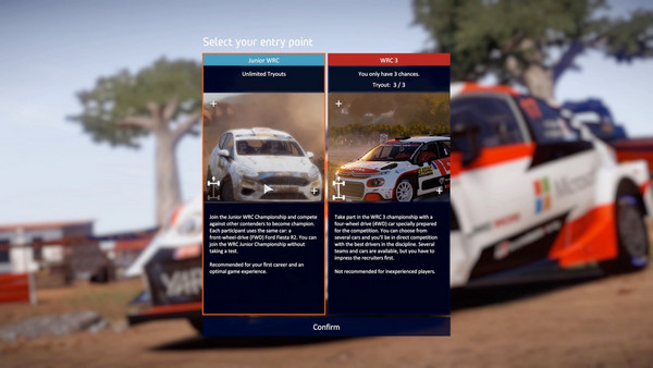 WRC 9 Key PC: Πρωταθλήματα ανάπτυξης οδηγών