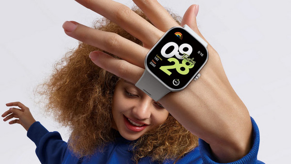 Xiaomi Redmi Watch 4 Silver Gray: Σχεδίαση & λουράκι