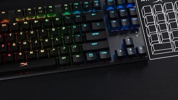 HyperX Alloy Origins Core Μηχανικό Gaming Πληκτρολόγιο TenKeyLess με HyperX Red Διακόπτες RGB Black: Εξαιρετικά γρήγοροι διακόπτες HyperX