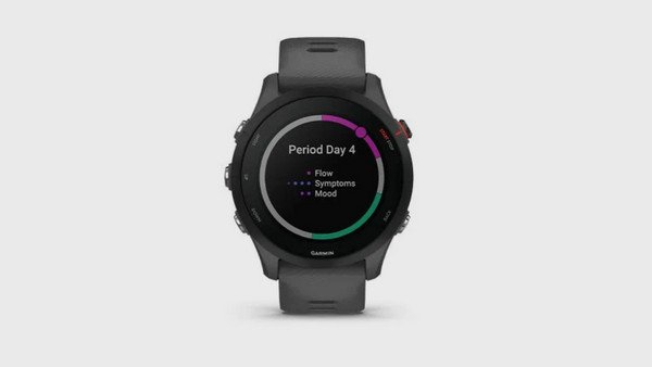 Garmin Forerunner 255 Tidal Blue: Παρακολούθηση έμμηνου κύκλου & στρες