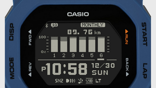 Casio G-Shock GBD-200-1 Black: Επιταχυνσιόμετρο & ανθεκτικότητα