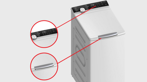 Morris WTL-80135 Πλυντήριο Ρούχων Άνω Φόρτωσης 8kg 1300 Στροφών: Χαρακτηριστικά