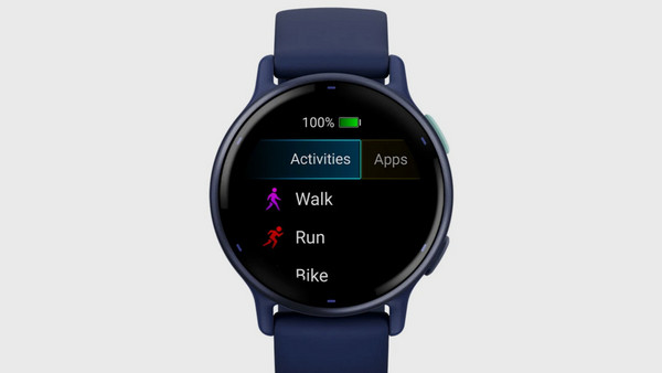 Garmin Vivoactive 5 Navy / Metallic Navy: Μεγάλη διάρκεια μπαταρίας