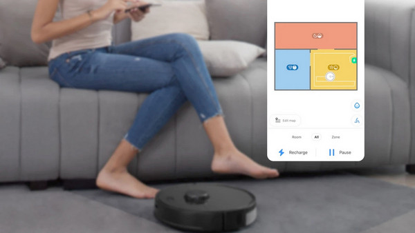 Roborock S5 Max Black: Βάλε πρόγραμμα