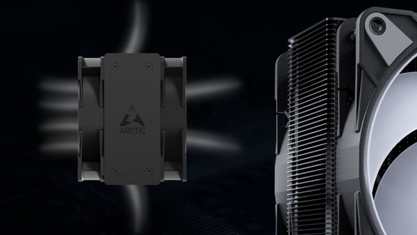 Arctic Freezer 36 Black: Αθόρυβη λειτουργία
