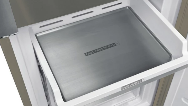 Whirlpool W9 931D IX H 3 Ψυγειοκαταψύκτης 355lt No Frost Υ201.3xΠ59.5xΒ65.5cm Inox: Έξυπνη διαχείριση ενέργειας