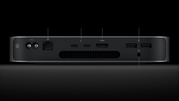 Apple Mac mini 2020: Ταχύτατη μεταφορά δεδομένων