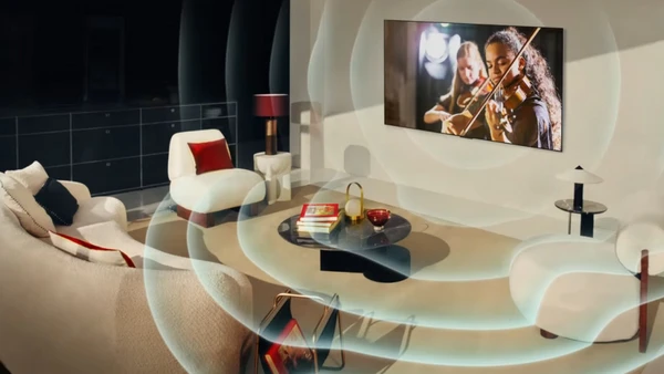 LG Evo OLED77C46LA Smart Τηλεόραση 77" 4K UHD OLED HDR: Μαγικός Ήχος