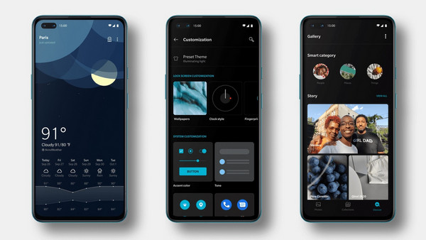 OnePlus Nord 128GB: OxygenOS 10.5