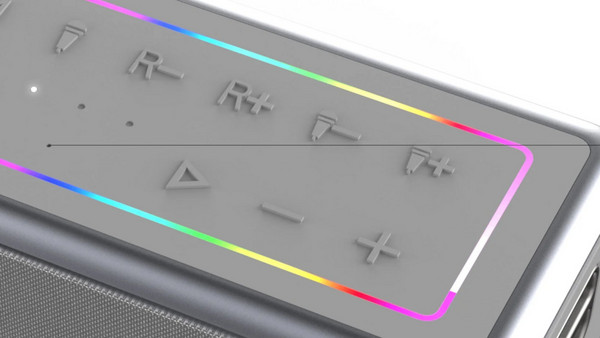 HiFuture Musicbox Σύστημα Καραόκε με Ασύρματο Μικρόφωνο: Εντυπωσιακός φωτισμός LED