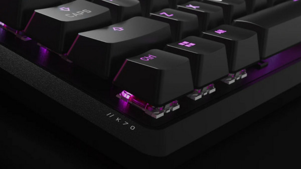 Corsair K70 Pro Μηχανικό Gaming Πληκτρολόγιο με Cherry MX Red Διακόπτες RGB Black: Ανθεκτική κατασκευή αλουμινίου
