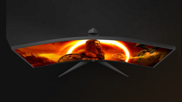 AOC CU34G2XP Ultrawide VA Curved Gaming Monitor 34" 3440x1440 QHD 180Hz 1ms: Εργονομικός σχεδιασμός