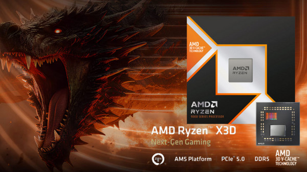 AMD Ryzen 7 9800X3D Box Επεξεργαστής 8 Πυρήνων για Socket AM5: Υποστήριξη PCIe 5.0 και DDR5