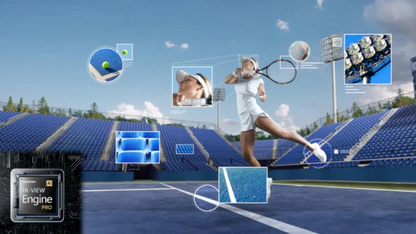 Hisense 55U7NQ Smart Τηλεόραση 55" 4K UHD ULED HDR: Hi View Engine PRO