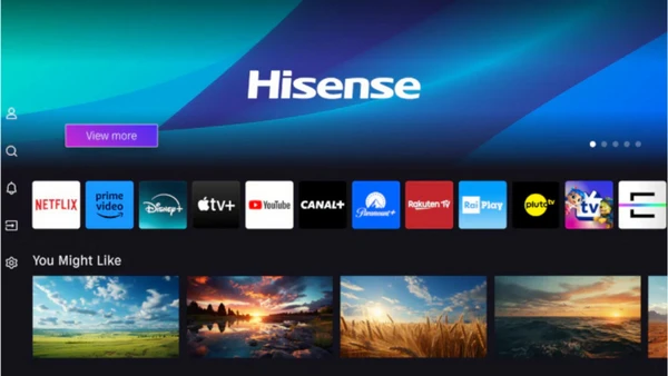 Hisense 55U7NQ Smart Τηλεόραση 55" 4K UHD ULED HDR: Έξυπνο λειτουργικό σύστημα