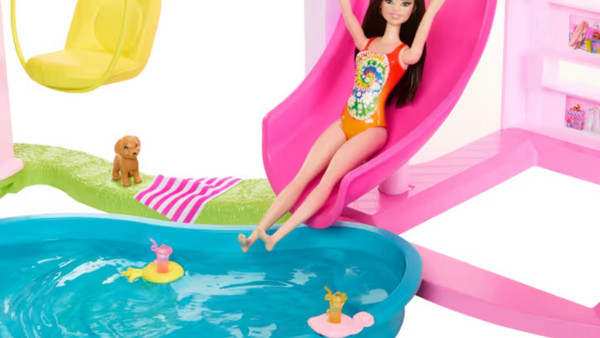 Mattel Barbie Dreamhouse HMX10: Πισίνα και εξωτερικοί χώροι