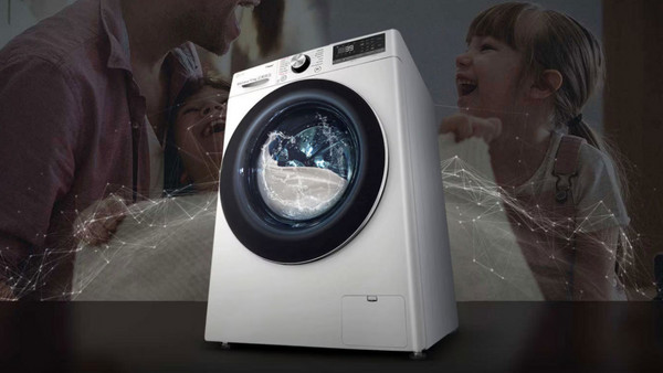 LG F4R3010NSWB Πλυντήριο Ρούχων 10kg 1400 Στροφών: Direct Drive μοτέρ