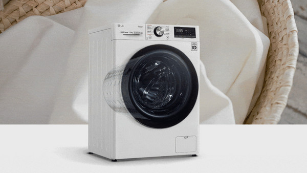 LG F4R3010NSWB Πλυντήριο Ρούχων 10kg 1400 Στροφών: Μεγαλύτερη οθόνη ενδείξεων