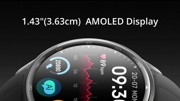 Realme Watch S2 Black: Οθόνη