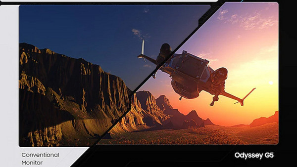 Samsung Odyssey G5 LS32CG552EU VA HDR Curved Gaming Monitor 31.5" 2560x1440 QHD 165Hz 1ms: Ζωντανή εικόνα